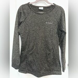 Columbia Women's Charcoal Heather Long Sleeve Tee
